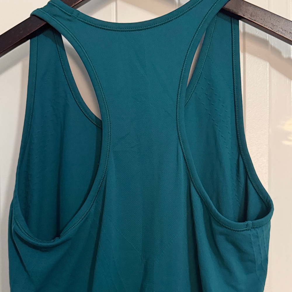 Athleta Deep Teal Racerback Workout Tank - Picture 4 of 6